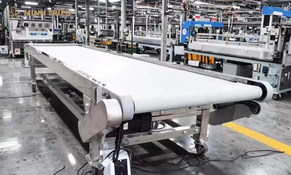 băng tải pvc trắng