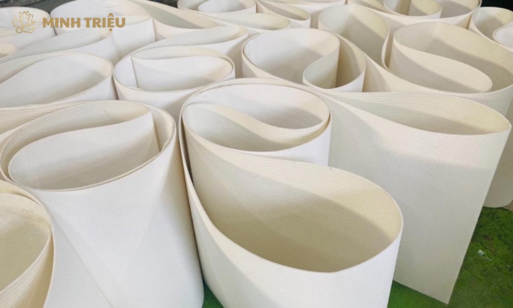 băng tải pvc trắng