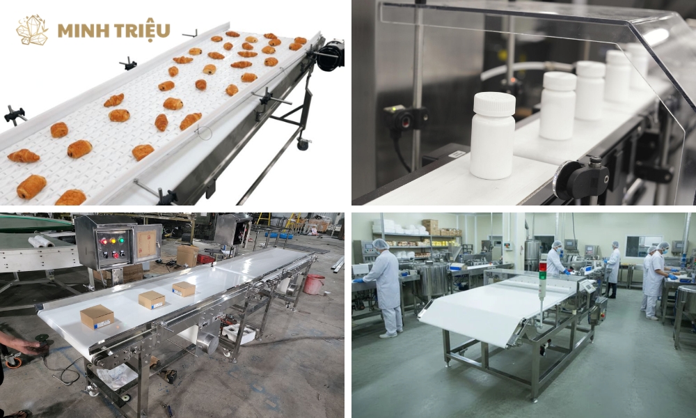 băng tải pvc trắng