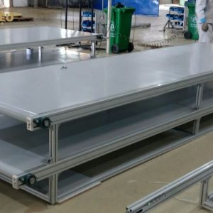 Băng tải PVC trắng