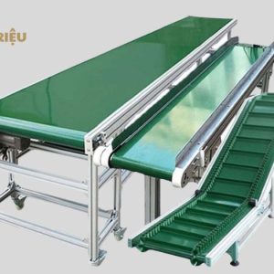 Băng tải PVC xanh