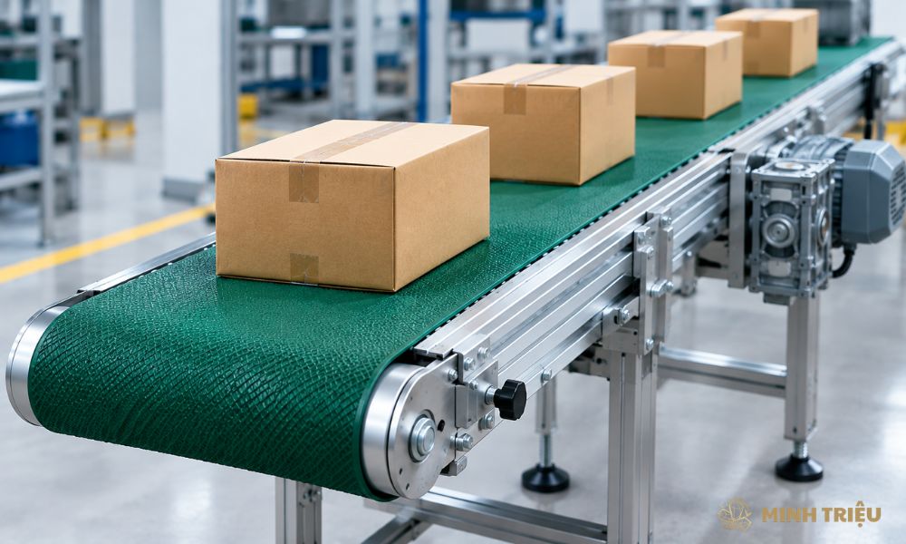 Băng tải pvc nhám