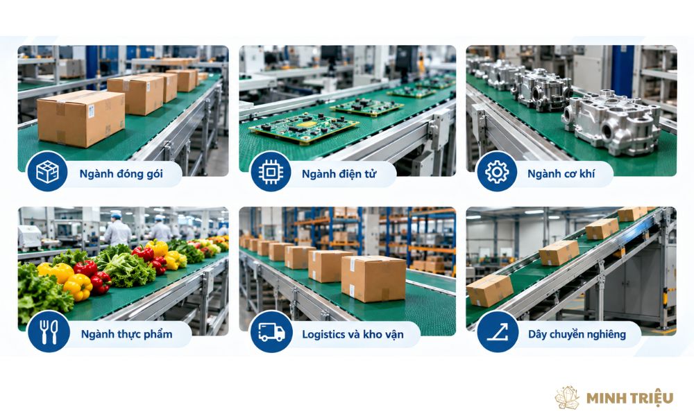 Băng tải pvc nhám
