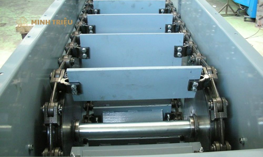 băng tải xích cào