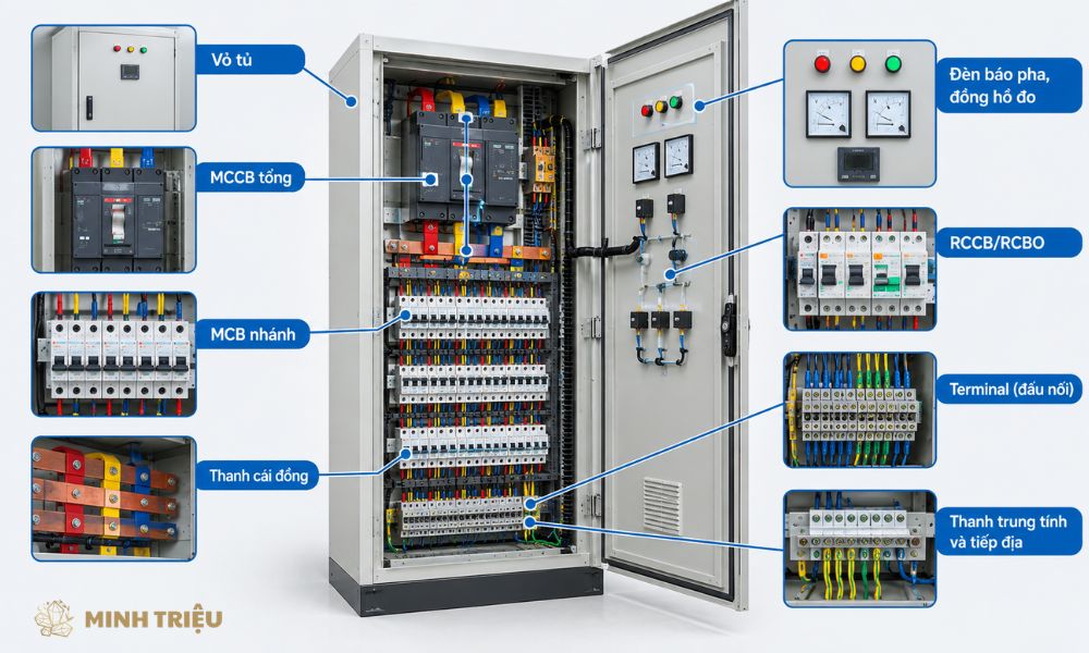 tủ điện phân phối DB