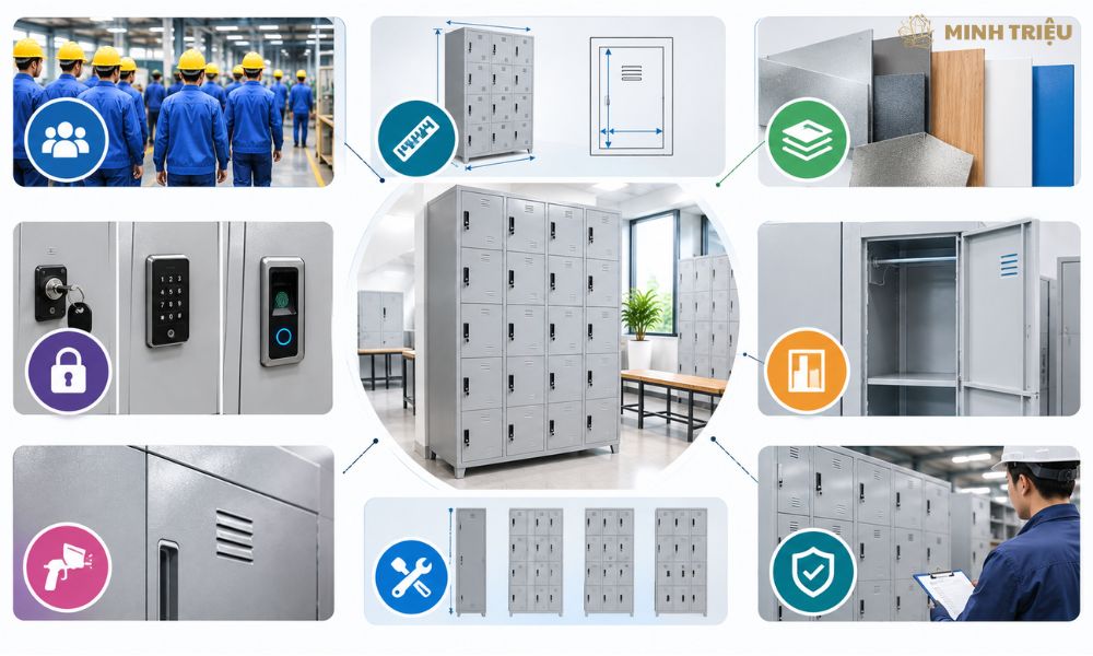 tủ locker công nhân