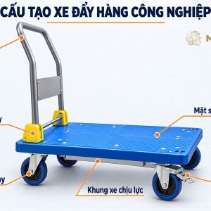 Alternative view of Xe đẩy hàng công nghiệp