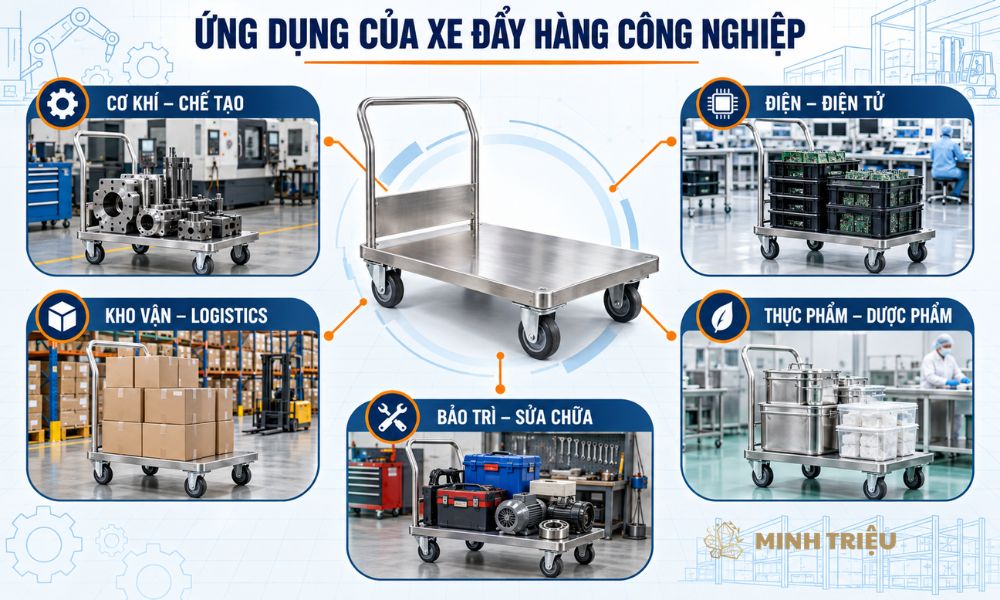 Xe đẩy hàng công nghiệp
